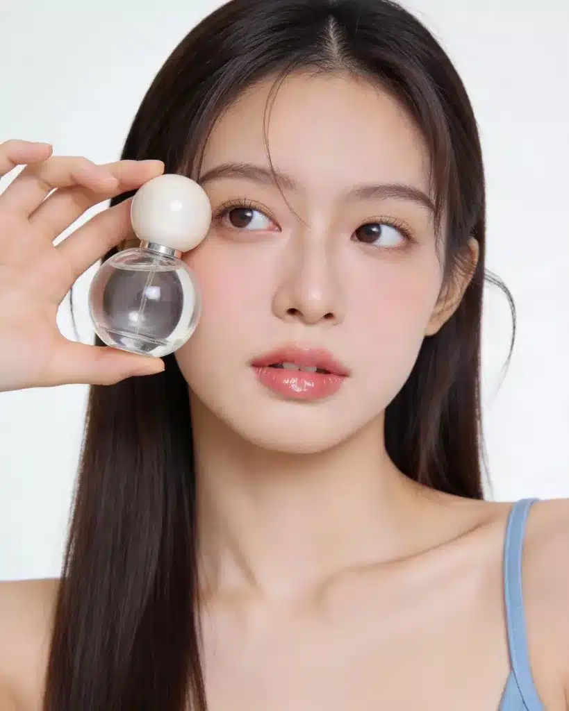 Identité visuelle douce et contemporaine pour la marque Kaia, design typographique bleu sur fond neutre, création par Clemara Studio